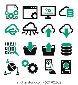 Information Management Icon Set