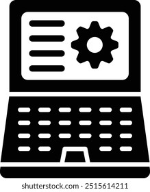 Illustration zum Entwurf eines Vektorsymbols für die Informationsverwaltung
