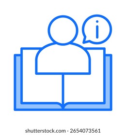 Information Manual Icon Element For Design