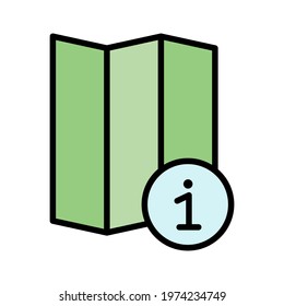 Information, map, details icon vector image. Can also be used for Navigation. Suitable for use on web apps, mobile apps and print media.