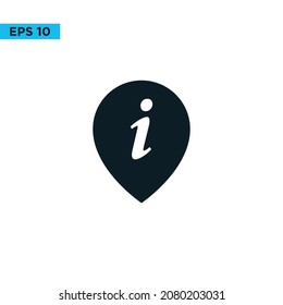 information mark icon vector template
