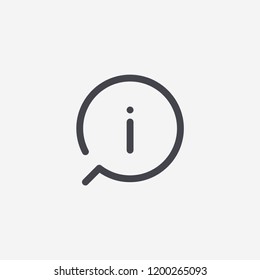 Information modern simple flat vector illustration for web site or mobile app