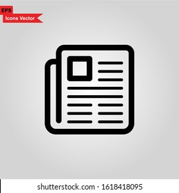 information, new paper and paper icon vector illustration 