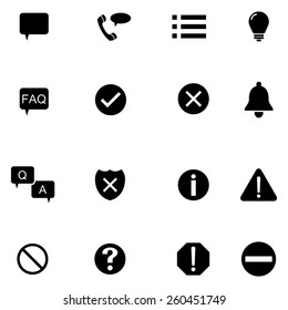 Information and notification icons