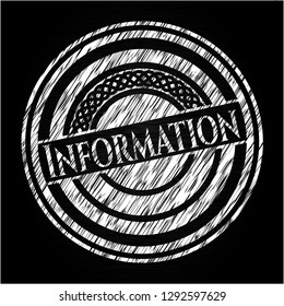 Information on chalkboard