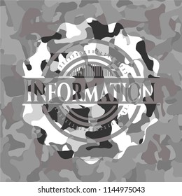 Information on grey camouflage pattern