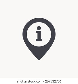 information on pin icon