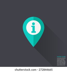 information on pin icon