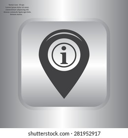 information on pin icon