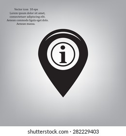 information on pin icon
