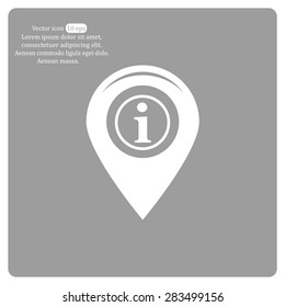 information on pin icon