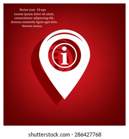 information on pin icon