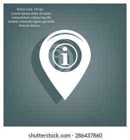 information on pin icon