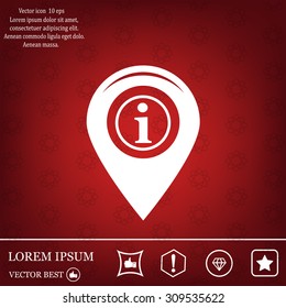 information on pin icon