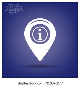 information on pin icon
