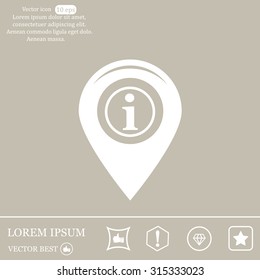 information on pin icon