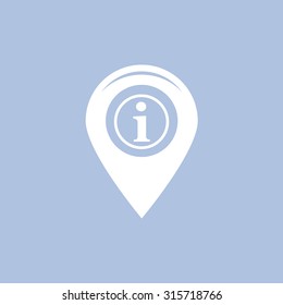 information on pin icon