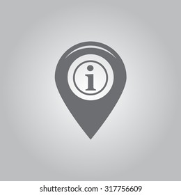 information on pin icon