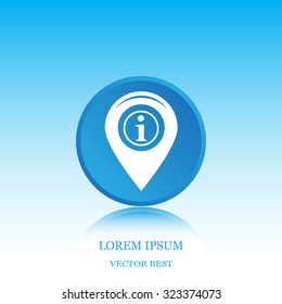 information on pin icon