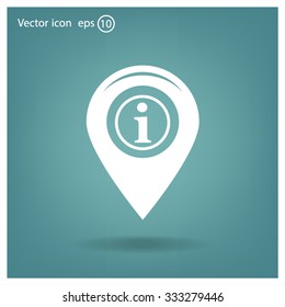 information on pin icon