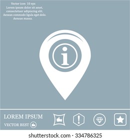 information on pin icon