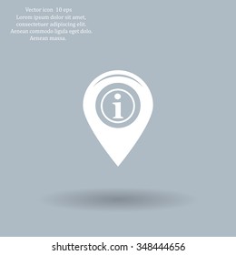 information on pin icon