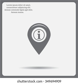 information on pin icon