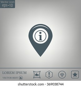 information on pin icon