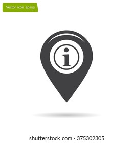 information on pin icon