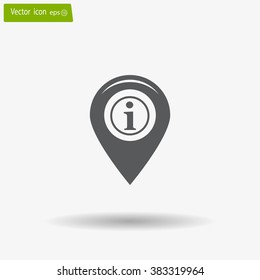 information on pin icon