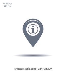 information on pin icon