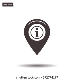 information on pin icon
