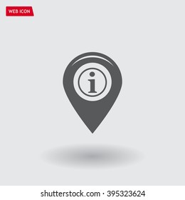information on pin icon