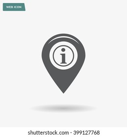 information on pin icon