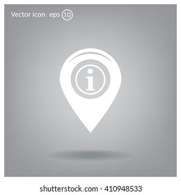 information on pin icon