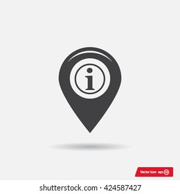 information on pin icon