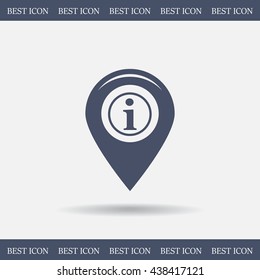 information on pin icon