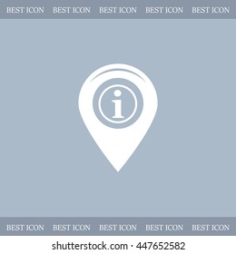 information on pin icon