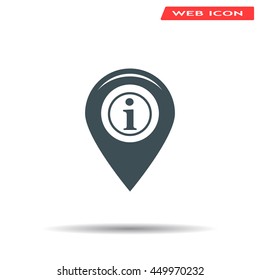 information on pin icon