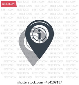 information on pin icon