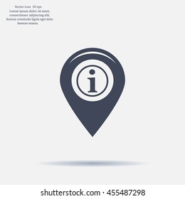 information on pin icon