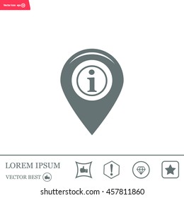 information on pin icon