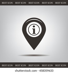 information on pin icon