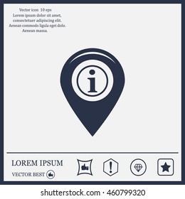 information on pin icon