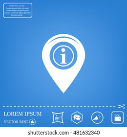information on pin icon