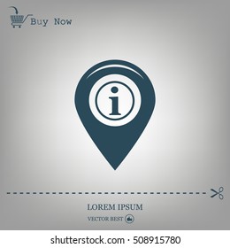 information on pin icon