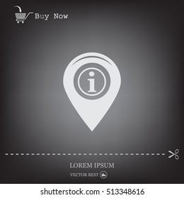 information on pin icon