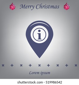 information on pin icon