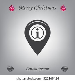 information on pin icon