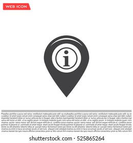 information on pin icon